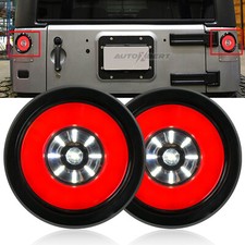 2x 12V 24V Rund LED Anhänger