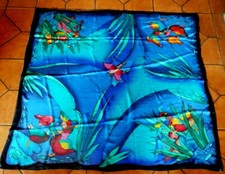 großes Seidentuch Crêpe