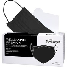 wellsamask Mundschutz Schwarz
