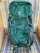 Deuter Aircontact Lite 35+10 SL Rucksack Backpacker Wanderrucksack dunkelgrün