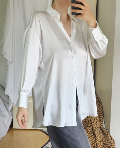 Zara satin look - zara, weiß