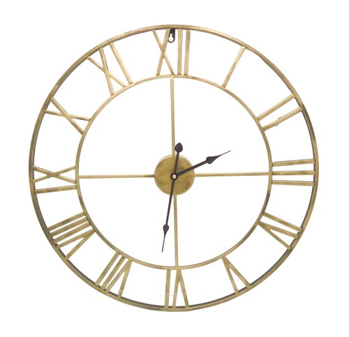 Metall wanduhr 60cm küchenuhr - metall-wanduhr,
