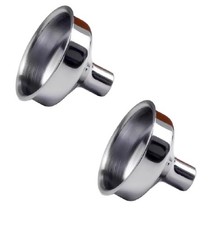 2x Edelstahl Flachmann Trichter Set Langlebig Tragbar Küche Bar Zubehör