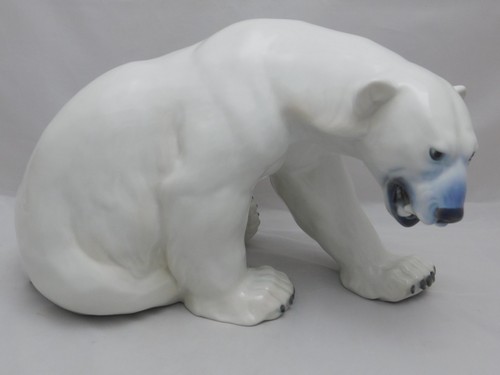 Porzellan figur eisbär - –,