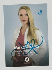 MIRKA PIGULLA - DIE JUNGEN ÄRZTE - ORIGINAL HANDSIGNIERTE ARD AUTOGRAMMKARTE