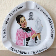 Ludwig Hohlwein - Aschenbecher - Werbung der Firma Arnold Berg, LÜBECK