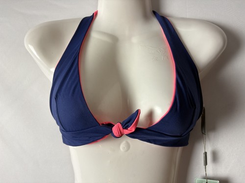 Bikini oberteil blau - blau, zum