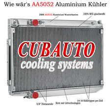 2 Reihig Kühler Für Mercedes-Benz C107 380 SLC 1978-1981/R107 380 SL 80-85