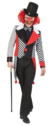 Horror clown kostüm harlekin - clown,