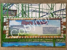 XXL Foto Info-Tafel ALPEN-COASTER Vorlop - Schwarzkopf Coaster Kirmes Achterbahn