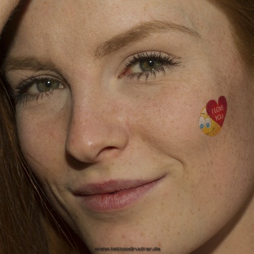 Smiley tattoo karte - smiley,