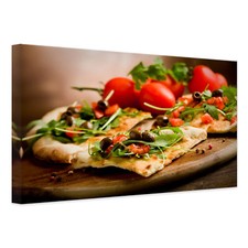 Leinwandbild Pizza