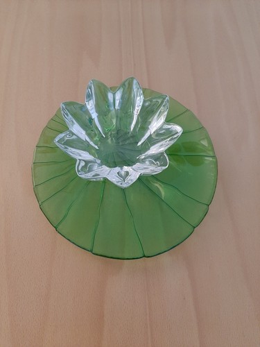Teelicht blatt seerose glas - teelicht,