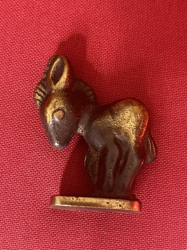 Esel-Figur/Gluttöter/Bronze