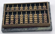 Abacus Messing alt antik