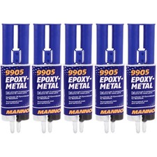 5x 30g MANNOL 2-K KLEBER für METALL EPOXY-METAL EPOXIDKLEBER FÜLLEN KLEBEN
