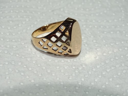 583 massiv rotgold ring - 583,
