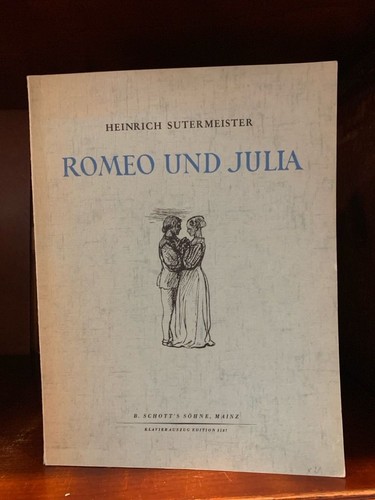 Romeo und julia oper zwei - romeo, julia.