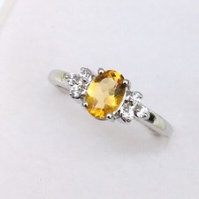 0.50 CT Natürlich Citrin &