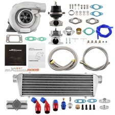 T3/T4 T04E Universal Turbolader + Intercooler + Oil Feed/Return Line + Wastegate