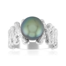 Silberring mit Tahiti-Perlen