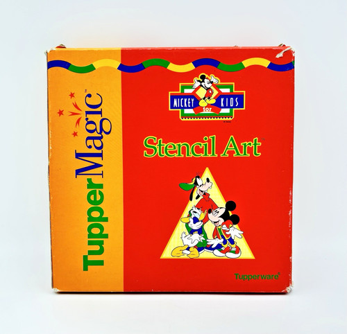 Tupperware stencil art - tupperware,