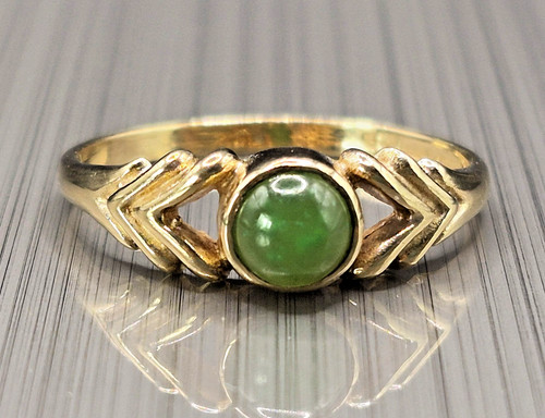 Vintage gold jade - gold, &