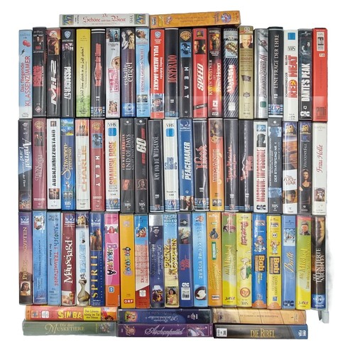 Vhs kassetten bunt - 70,