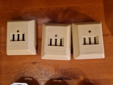 3 Stck. TAE-Anschlussdose NFN für 1 Telefon und 2 Zusatzgeräte 3 x 6-polig 6 S