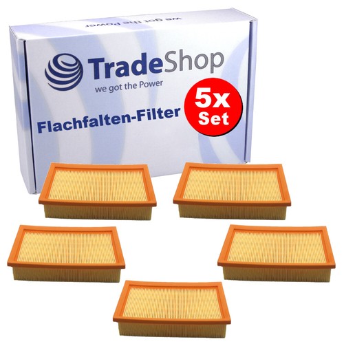 Flachfaltenfilter - 5x,