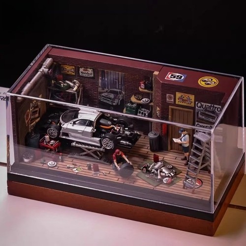 Diorama mit led licht - mit, led-licht