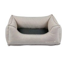 Hundebett Wolters Dog Lounge Noble Stripes Gr. S  außen 60x45x20  braun o. grau