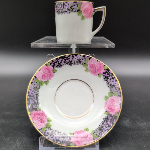 Mokkatasse flieder rosen - flieder,