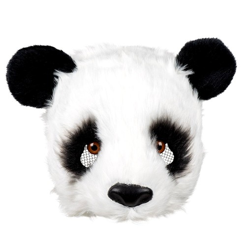Panda halbmaske aus - aus,