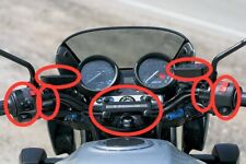 Kawasaki ZRX1100 ZRX1200 Edelstahl Steuerungen Schrauben Kit Lenker