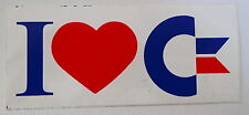 Werbe-Aufkleber I love Commodore Logo Amiga Computer C64 Brotkasten 80er