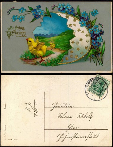 Glückwunsch ostern easter - /,