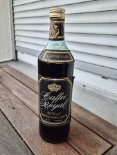 original DDR Likör "Caffee Royal" Flasche, Kaffee-Edel-Likör, EVP 19,00 Mark,VEB