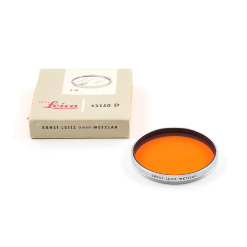 Leitz e58 orange filter chrome - leitz,