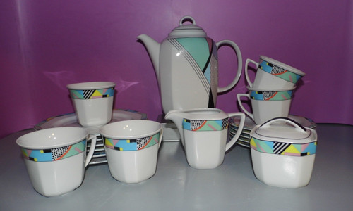 Porzellan kaffee service - porzellan, 21