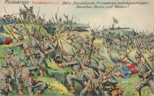 Zehn französische - ak,