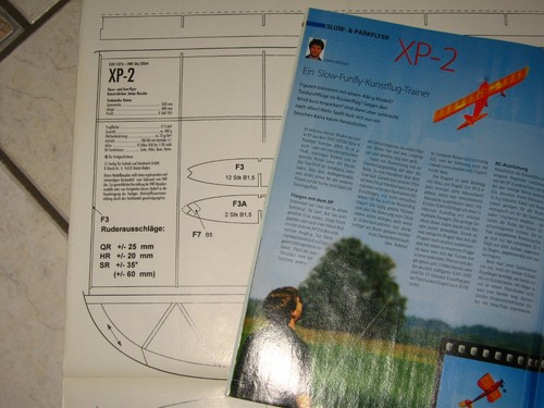 Bauplan für fun flyer - fun-flyer, "xp-2"