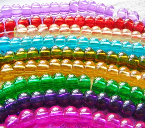 Glasperlen rondellen 5x8mm - glasperlen, 5,5x8mm