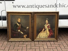 Paar große Bilder von Queen Elizabeth II. & Herzog von Edinburgh