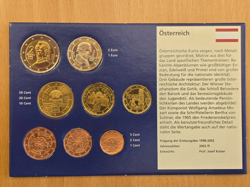 Offizieller kursmünzensatz - offizieller,