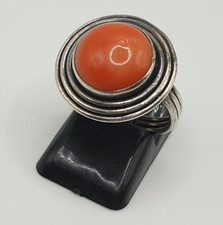 Ring Silber 800 Koralle