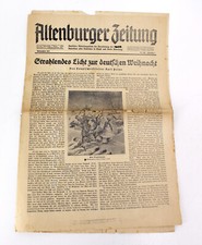 Altenburger Zeitung Weihnachten 1943 Nr. 226 Jahrg 1