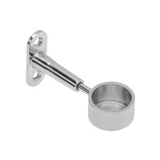 Verstellbarer Kleiderschrank Hängeschiene Endstützbuchse für den Einsatz mit Durchmesser,25 mm Schienen