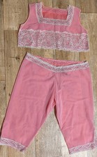 Vintage Schlafanzug - rosa - 60er Jahre