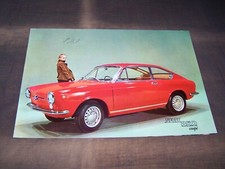 TOPRARITÄT Herrlicher Prospekt Seat 850 Coupe von 1968 Fiat !!!